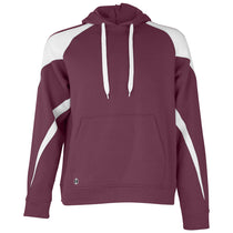 Holloway Men's Maroon/White Prospect Hoodie
