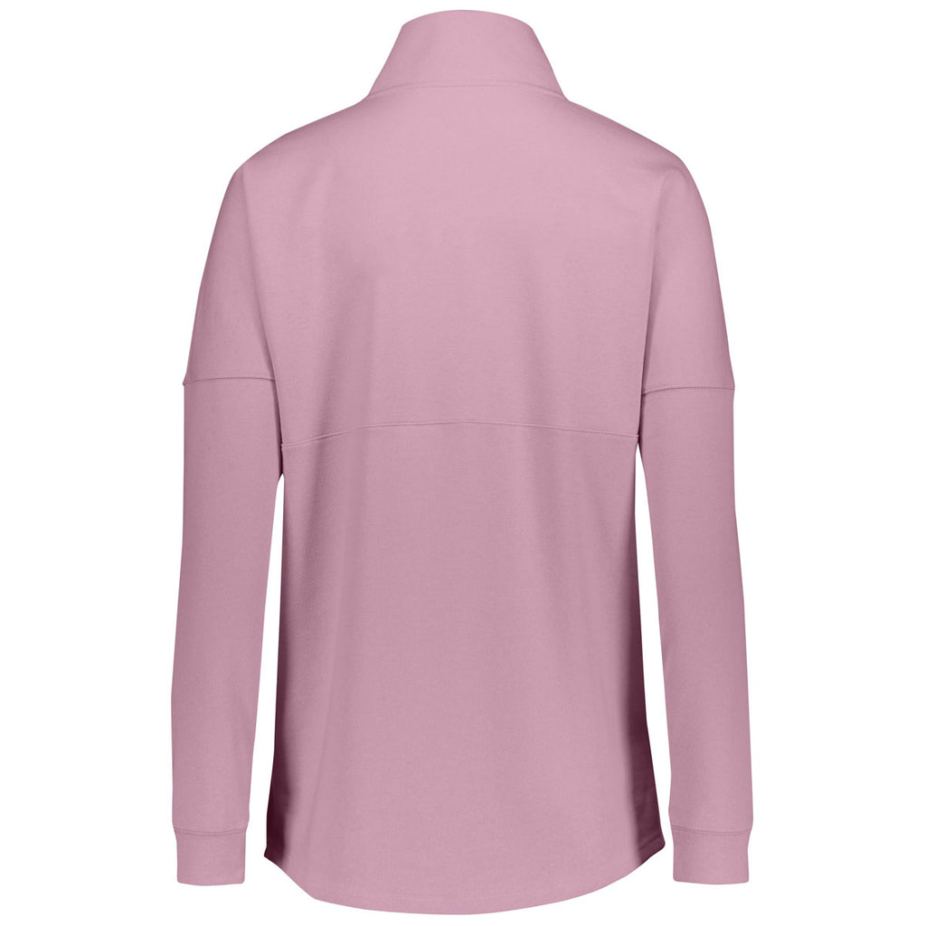Holloway Women's Dusty Rose Heather Sophomore Pullover