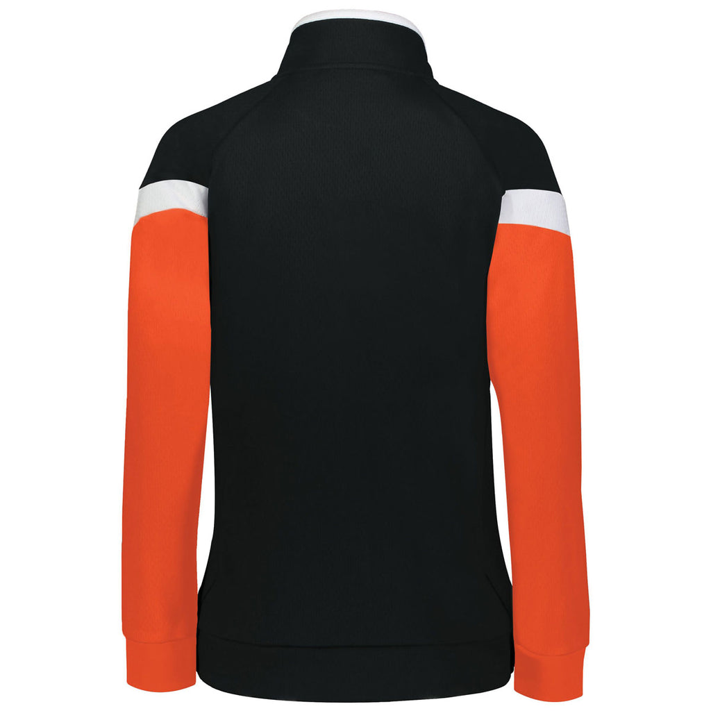 Holloway Women's Black/White/Orange Limitless Jacket