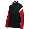 Holloway Women's Black/White/Scarlet Limitless Jacket