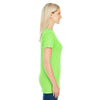 Threadfast Women's Lime Pigment Dye Short-Sleeve V-Neck T-Shirt
