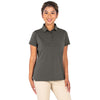 Charles River Women's Graphite Heathered Eco-Logic Stretch Polo
