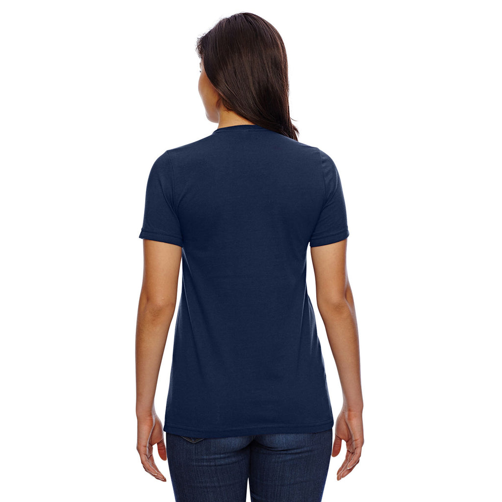 American Apparel Women's Navy Classic T-Shirt
