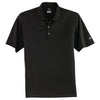 Nike Men's Black Dri-FIT Short Sleeve Textured Polo