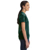 Augusta Sportswear Women's Dark Green Junior Fit Replica Football T-Shirt