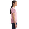 Augusta Sportswear Women's Light Pink Junior Fit Replica Football T-Shirt