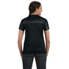 Augusta Sportswear Women's Black Junior Fit Replica Football T-Shirt