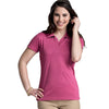 Charles River Women's Orchid Heather Heathered Polo