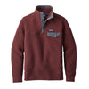 Patagonia Women's Dark Ruby Cotton Quilt Snap-T Pullover