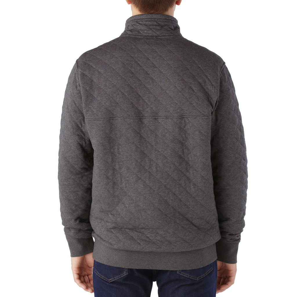Patagonia Men's Forge Grey Cotton Quilt Snap-T Pullover