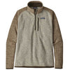 Patagonia Men's Bleached Stone with Pale Khaki Better Sweater Quarter Zip 2.0