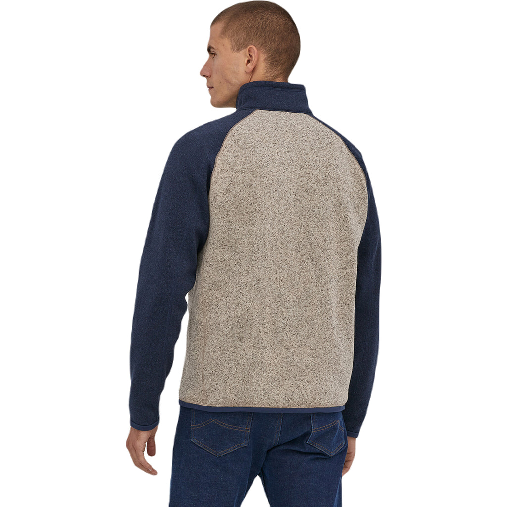 Patagonia Men's Oar Tan Better Sweater 1/4 Zip Fleece