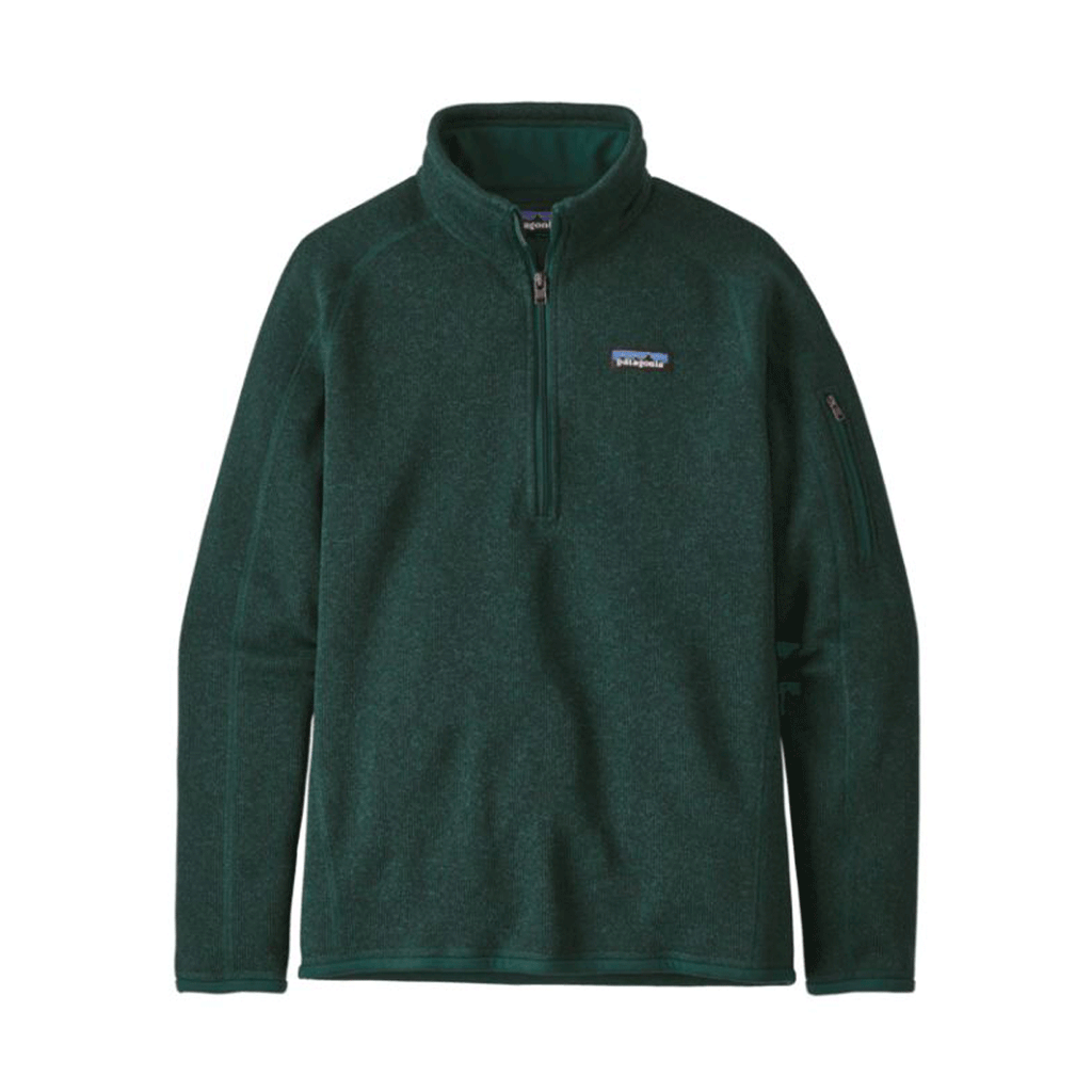 Patagonia Women's Piki Green Better Sweater Quarter Zip 2.0