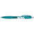 Hub Pens Teal Suavita Translucent Pen with Grip & Black Ink