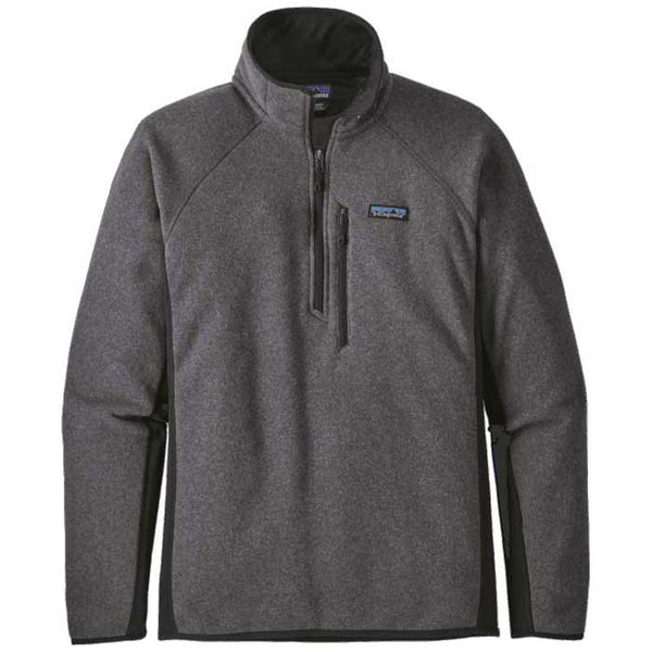 Patagonia Men's Forge Grey with Black Performance Better Sweater Quart