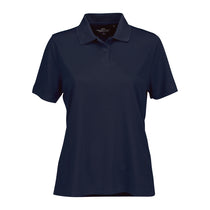 Vansport Women's Navy Omega Solid Mesh Tech Polo