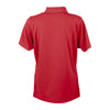 Vansport Women's Real Red Omega Solid Mesh Tech Polo