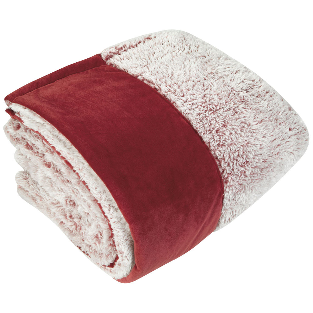 BIC Red Super-soft Plush Blanket