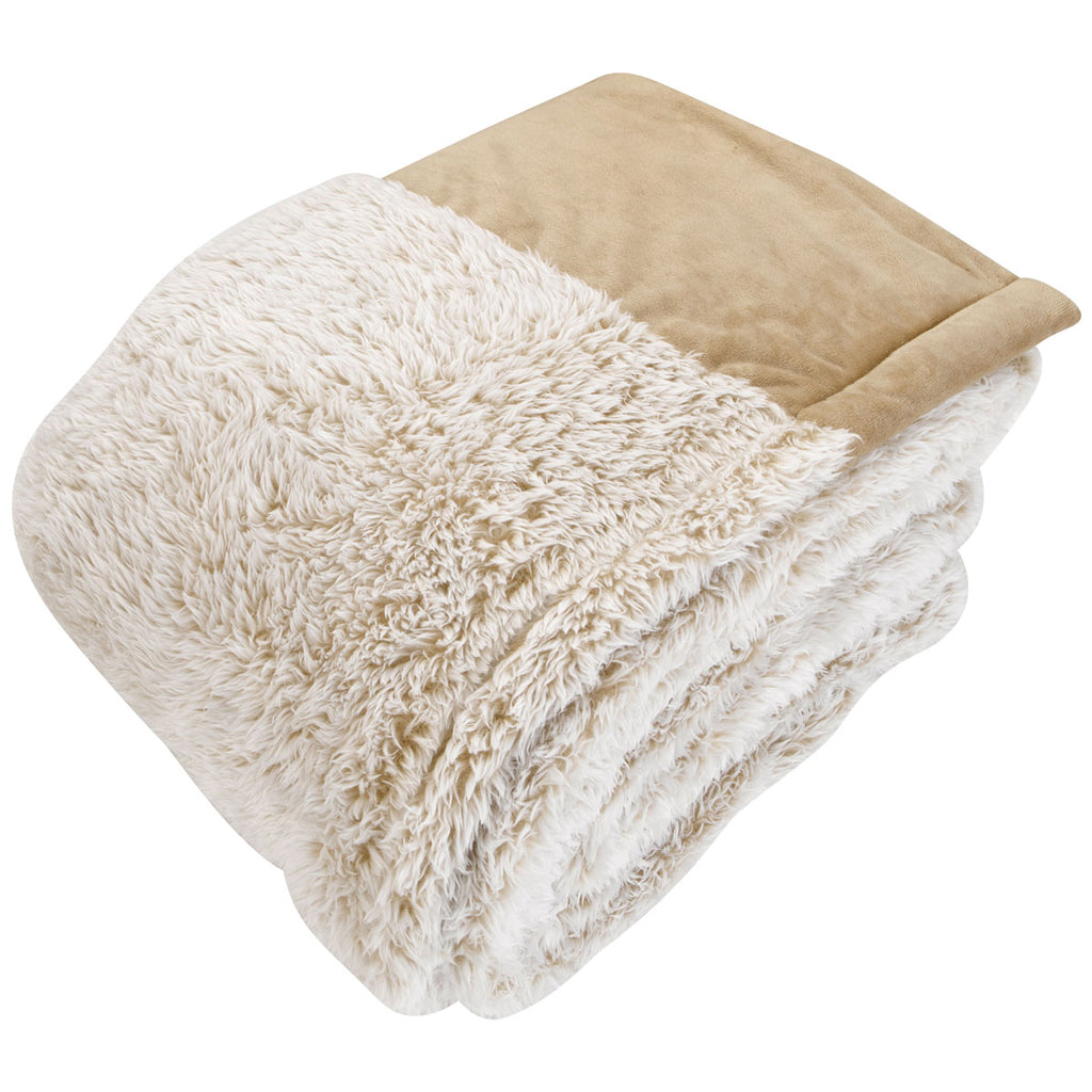 BIC Tan Super-soft Plush Blanket