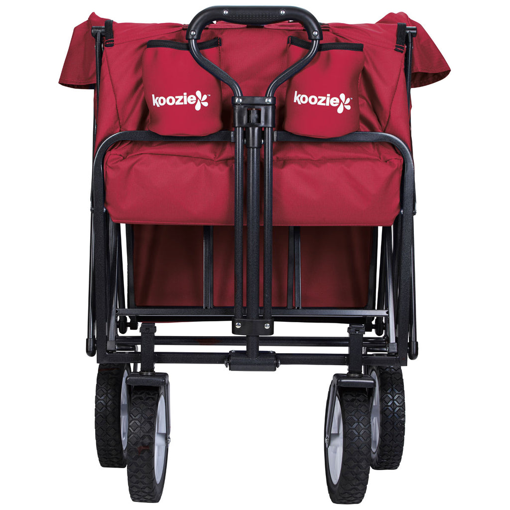 Koozie Red Collapsible Folding Wagon