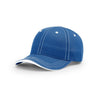 Richardson Royal/White Lifestyle Structured Chino Twill Wave Visor