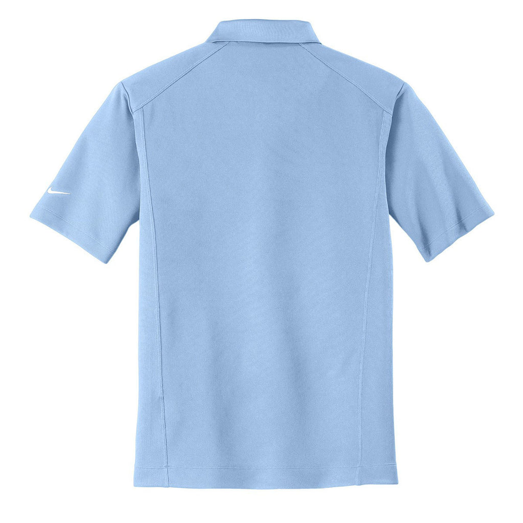 Nike Men's Light Blue Dri-FIT Short Sleeve Classic Polo