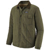 Patagonia Men's Industrial Green Isthmus Quilted Shirt Jacket