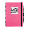 JournalBook Pink Frame Square Large Hardcover Notebook