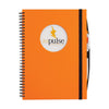 JournalBook Orange Frame Circle Large Hardcover Notebook