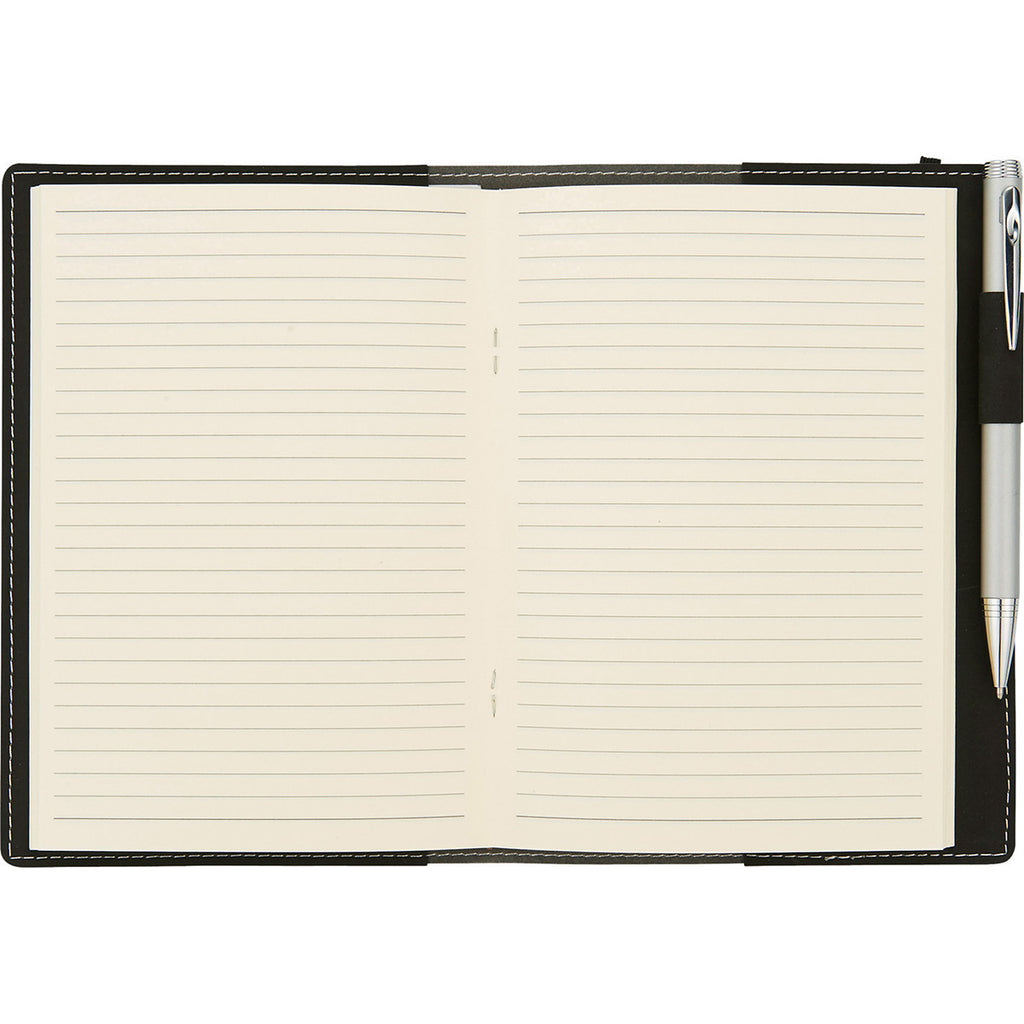 JournalBooks Black Revello Refillable Notebook (pen sold separately)