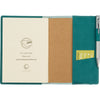 JournalBooks Turquoise Revello Refillable Notebook (pen sold separately)