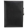JournalBooks Black Uptown Leather Bound Notebook (pen not included)