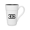 ETS Stride White/Black Ceramic Mug