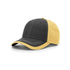 Richardson Vegas Gold Sideline Charcoal Front with Contrasting Stitching Cap