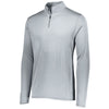 Augusta Sportswear Men's Silver Attain Quarter-Zip Pullover