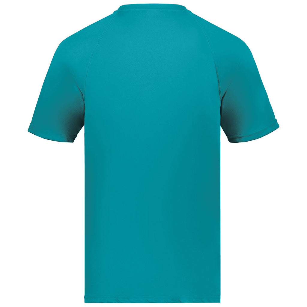 Augusta Sportswear Men's Teal Attain Wicking Short-Sleeve T-Shirt