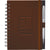 JournalBooks Brown Ambassador Spiral Notebook (pen sold separately)