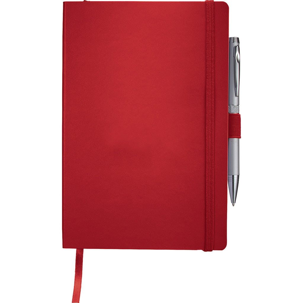 JournalBooks Red Nova Soft Bound Notebook (pen sold separately)