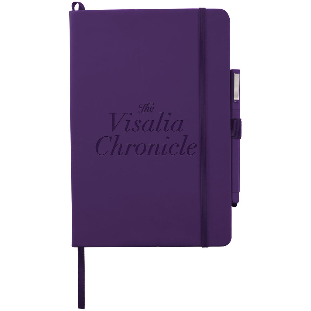 JournalBook Purple Vienna Large Hard Bound Notebook (pen sold separately)
