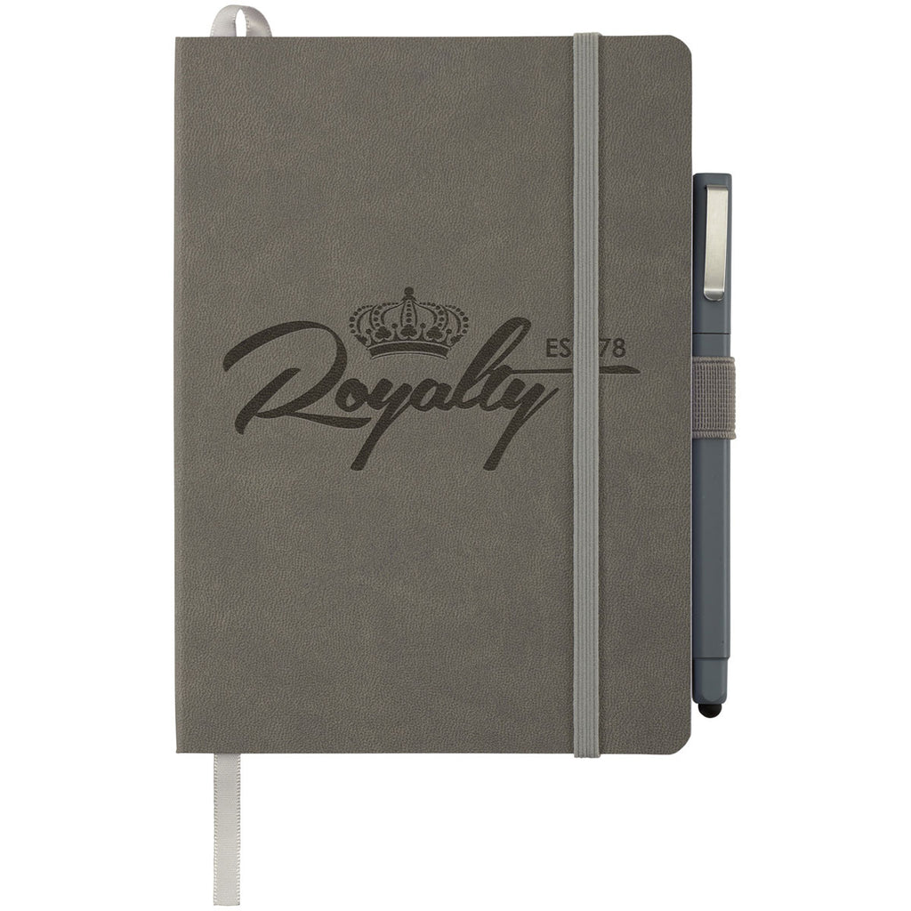 JournalBook Grey Firenze Soft Bound Notebook (pen sold separately)