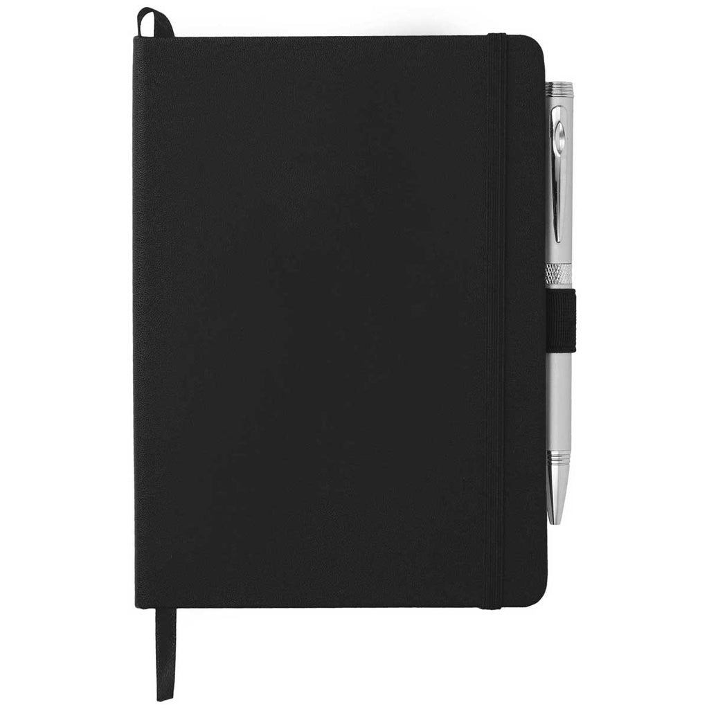 JournalBook Black 5" x 7" Firenze Hard Bound Notebook (pen sold separately)