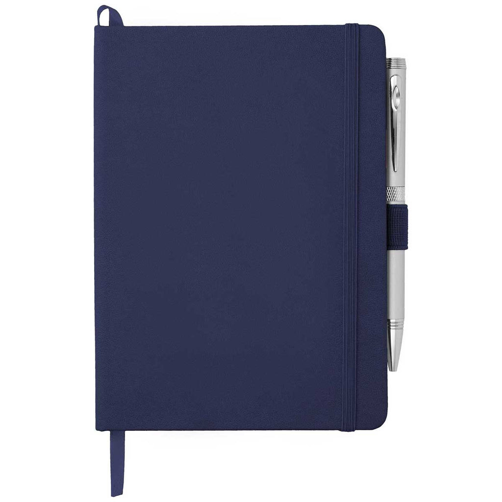 JournalBook Navy 5" x 7" Firenze Hard Bound Notebook (pen sold separately)