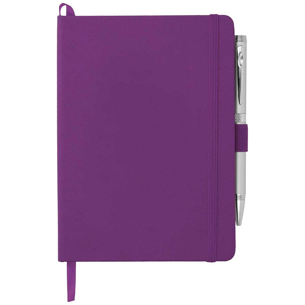 JournalBook Purple 5" x 7" Firenze Hard Bound Notebook (pen sold separately)