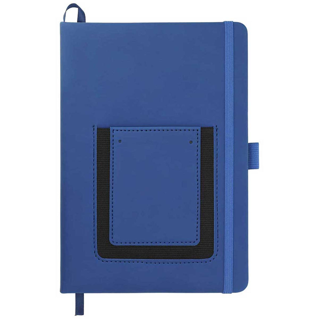 JournalBooks Navy 5.5" x 8.5" Vienna Phone Pocket Bound Notebook