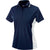 Charles River Women's Navy/White Color Blocked Wicking Polo