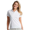 Charles River Women's White Classic Wicking Polo