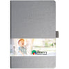 JournalBook Silver Nova Soft Graphic Wrap Bound Notebook