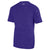 Augusta Sportswear Men's Purple Shadow Tonal Heather Short-Sleeve Training T-Shirt
