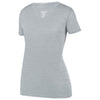 Augusta Sportswear Women's Silver Shadow Tonal Heather Short-Sleeve Training T-Shirt