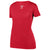 Augusta Sportswear Women's Red Shadow Tonal Heather Short-Sleeve Training T-Shirt